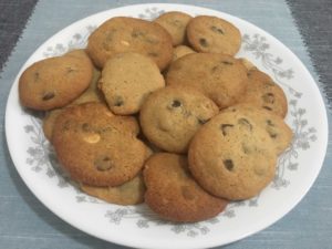 Triple Chocolate Chewy Cookies
