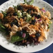 Blueberry Chicken & Blue Cheese Salad