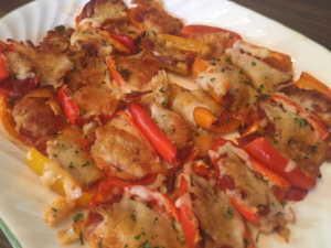 Low Carb Sweet Pepper Pizza