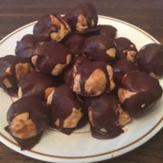 Peanut Butter & Chocolate Cheesecake Fat Bombs