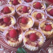 Low Carb Mini Raspberry Cheesecakes