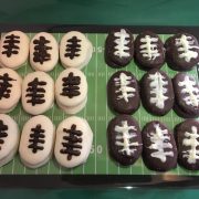 Chocolate Football Cookies